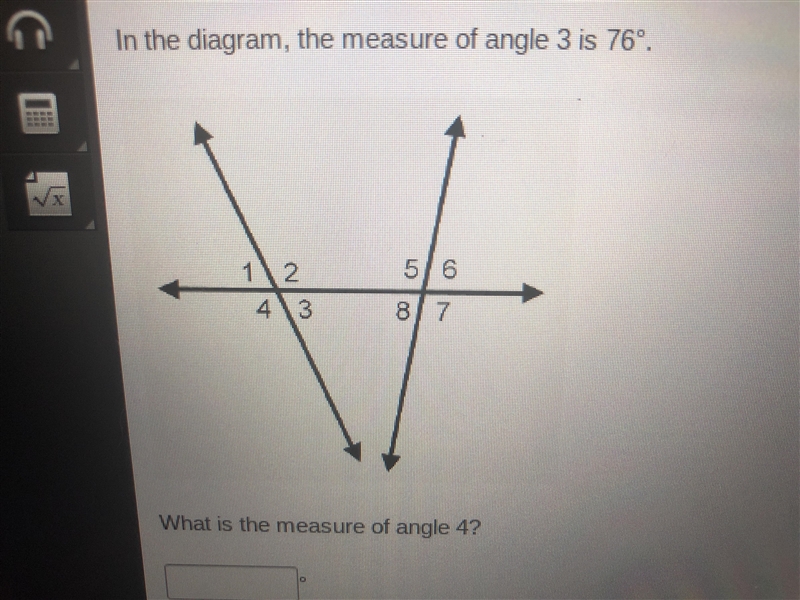 What is the measure of angle 4-example-1