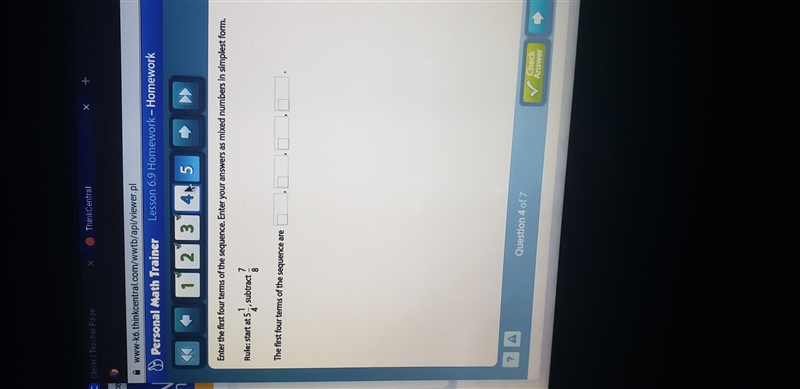 Fractions 5th grade help, please explain how to get the answer-example-1