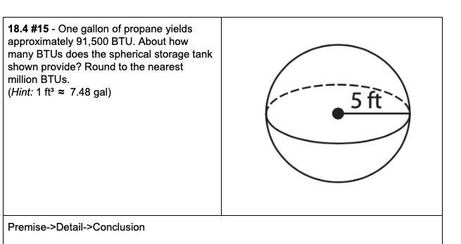 One gallon of propane yields approximately 91,500 BTU. About how many BTUs does the-example-1