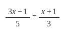 3x−1/5 = x+1/3 plz help me-example-1