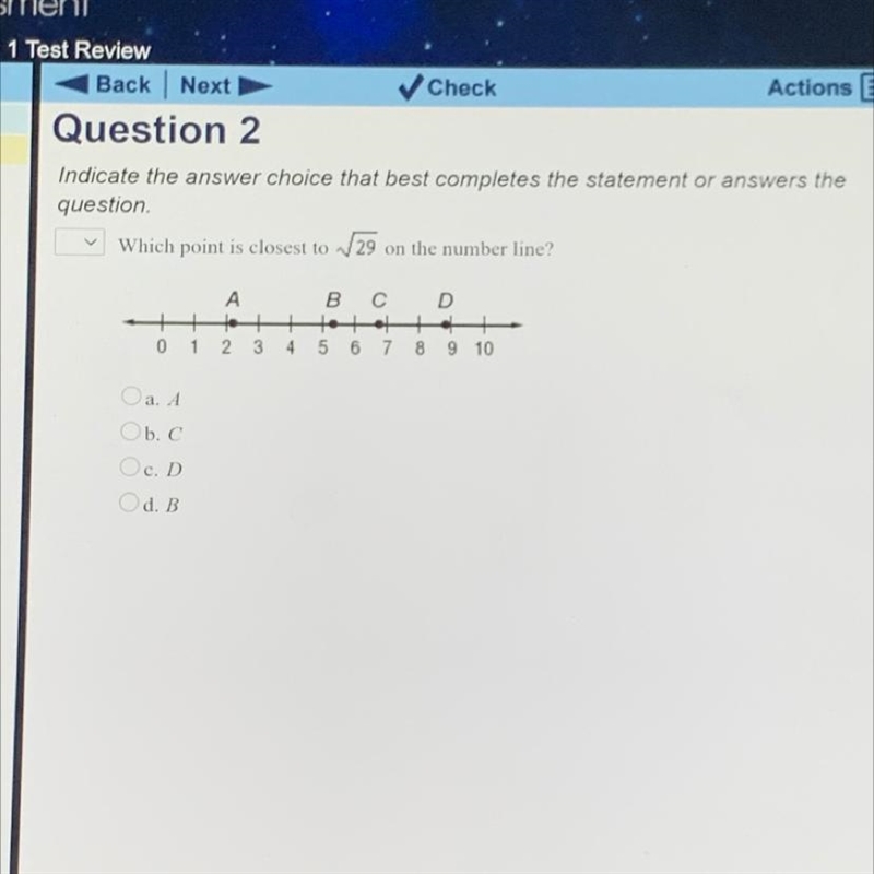 Indicate the answer choice that best completes the statement or answers the question-example-1