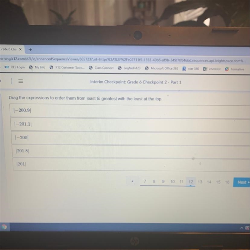 PLEASE HELP: Drag the expressions to order them from least to greatest with the least-example-1