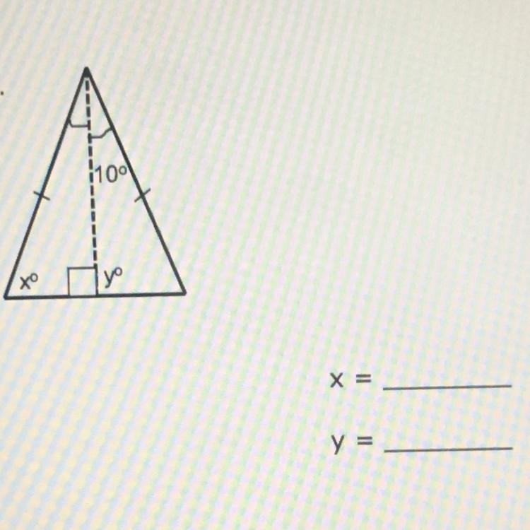 Help find x and y please !-example-1