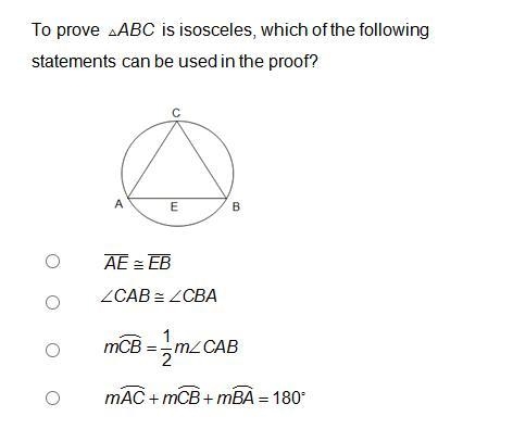 To prove angle ABC is isosceles?-example-1