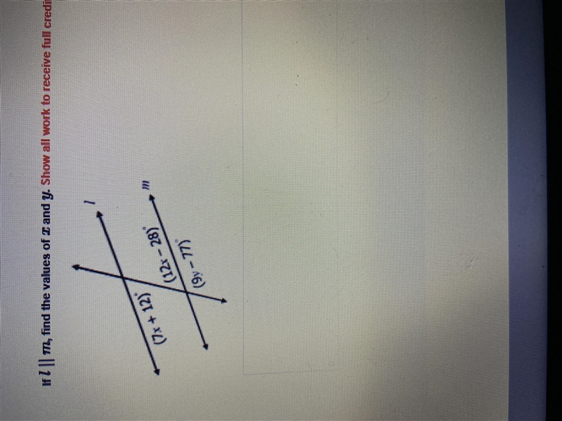 Find the values of x and y-example-1