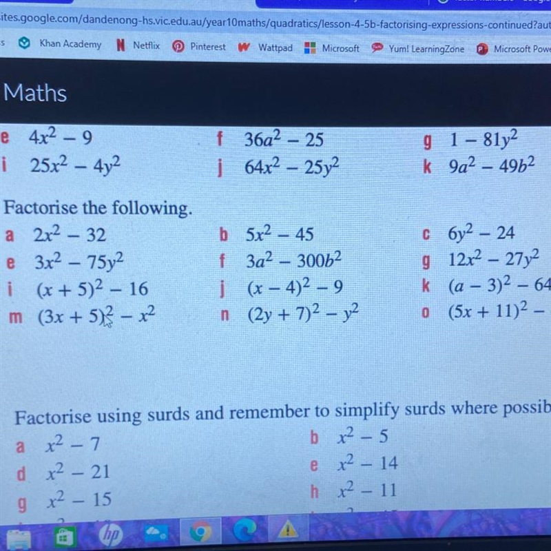 Explain how to factorise i,j and n-example-1