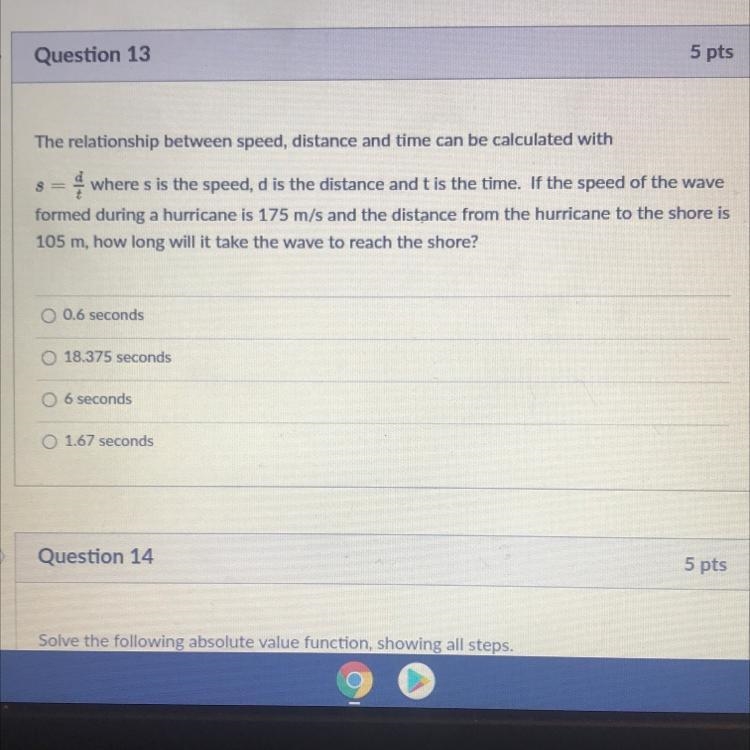 The relationship between speed, distance and time can be calculated with S= where-example-1