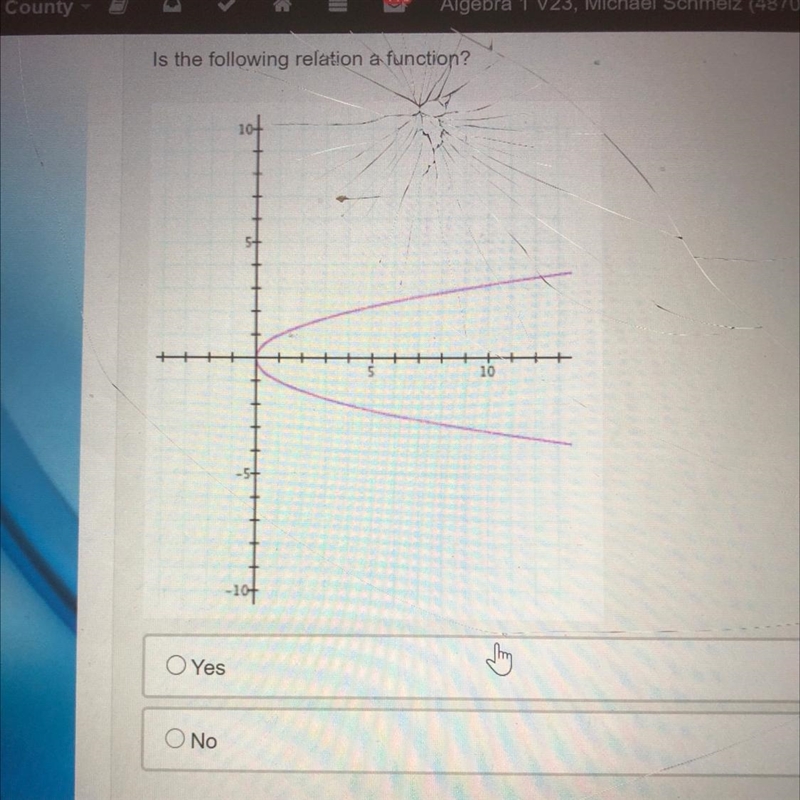 Is the following relation a function-example-1