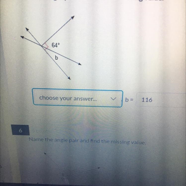 Name the angle pair Adjacent Angles Linear Pair Vertical Angles Complementary Angles-example-1