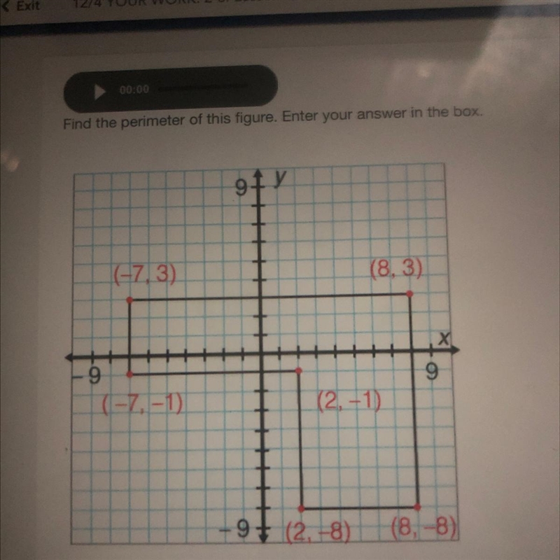 Find the perimeter of the figure. Enter your answer in the box￼-example-1