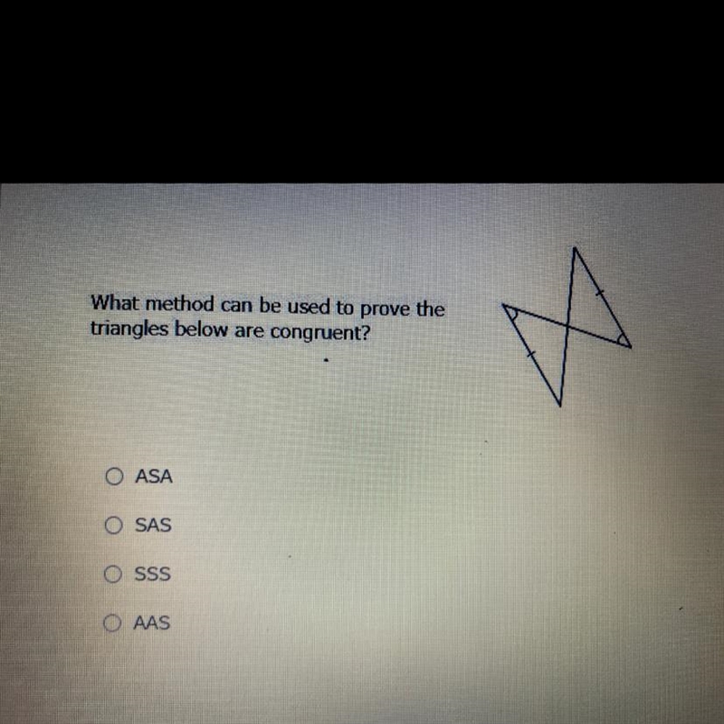 What method can be used to prove the triangles are congruent?-example-1