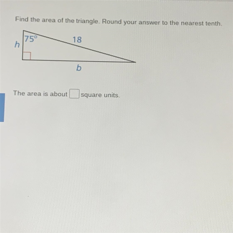 How many square roots is the area ?-example-1