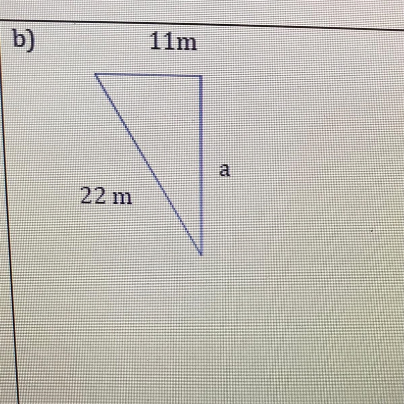 The is the missing side of this triangle-example-1