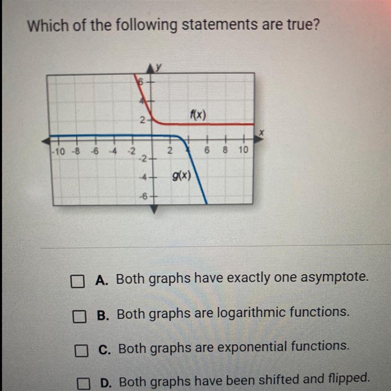 Please I need help! Which of the following are true?-example-1