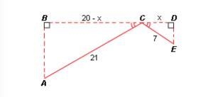 What is the length of CD? in this diagram ABC ~ EDC-example-1