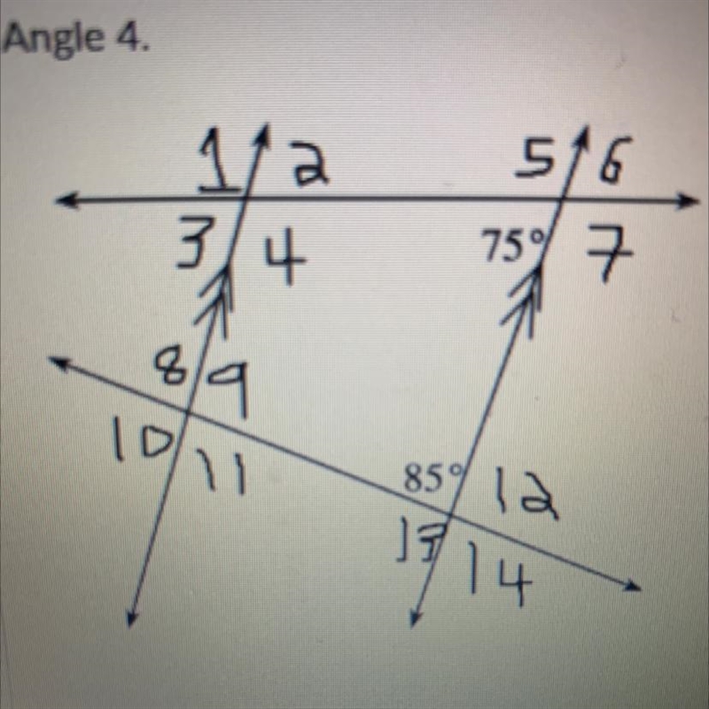 Determine the measure of the indicated angle (in degrees).-example-1