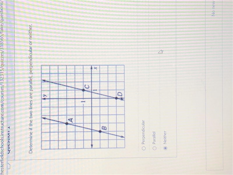 Is this parallel perpendicular or neither please help-example-1