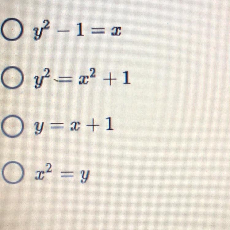 Which is a linear equation?-example-1