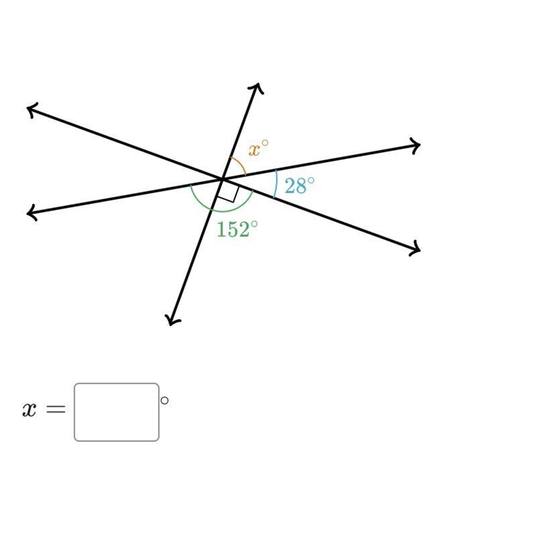 Find the value of x, I need help with that-example-1