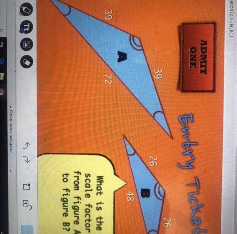 What is the scale factor from figure A to figure B-example-1