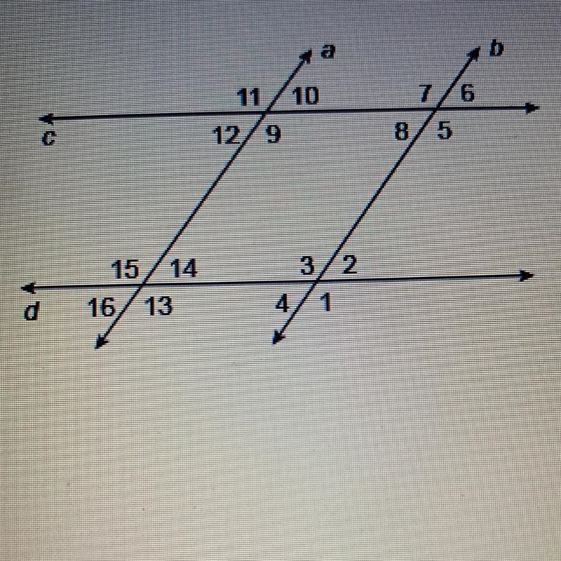 Given L9 = L13 Which lines, if any, must be parallel based on the given information-example-1