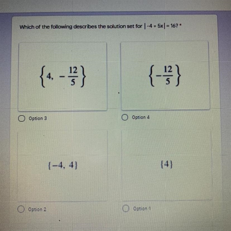 Which of the following describes a solution set for-example-1