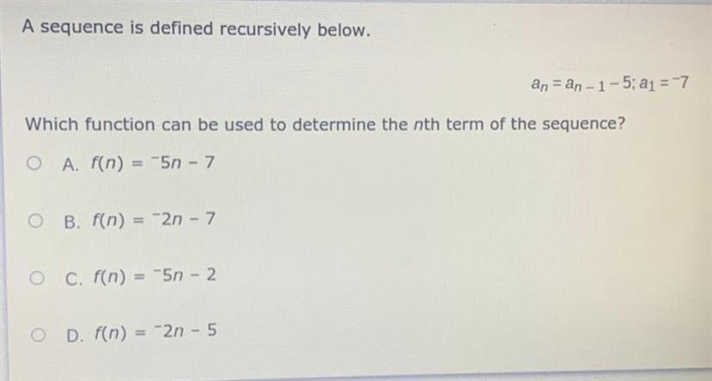 Which function can be used to determine the nth term of the sequence?-example-1