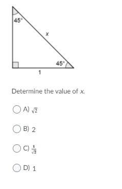 Determine the value of x. images attached.-example-1