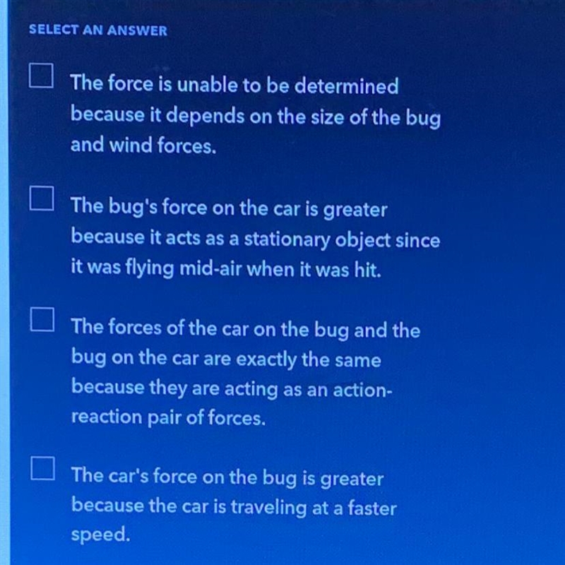 A car is driving down a highway at 60 miles per hour. A bug flying in the opposite-example-1