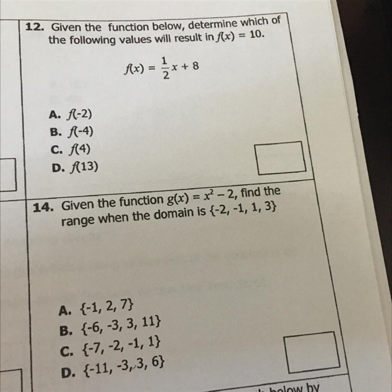 Helps me solve this problem please 12 and 14-example-1