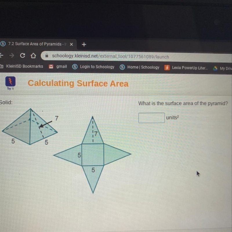 What is the surface area of the pyramid-example-1