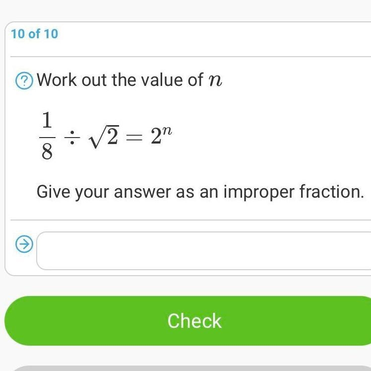 Work out the value of n-example-1