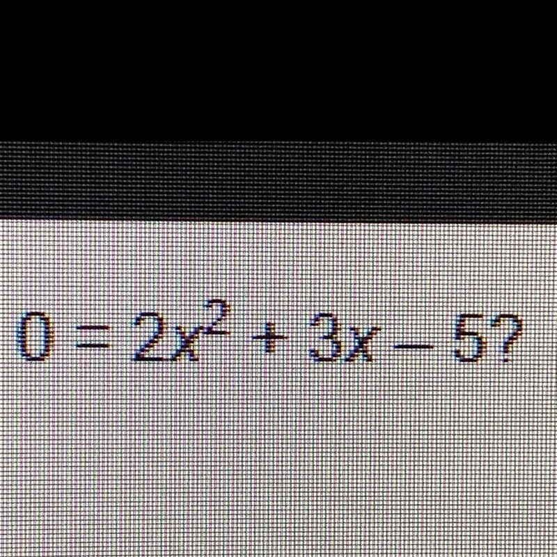 What is the discriminant of the quadratic equation?-example-1