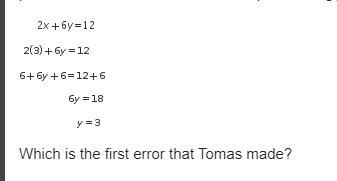 What was Tomas's first error-example-1