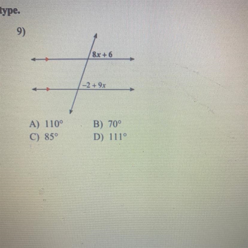 Find the measure of the angle indicated in bold type-example-1