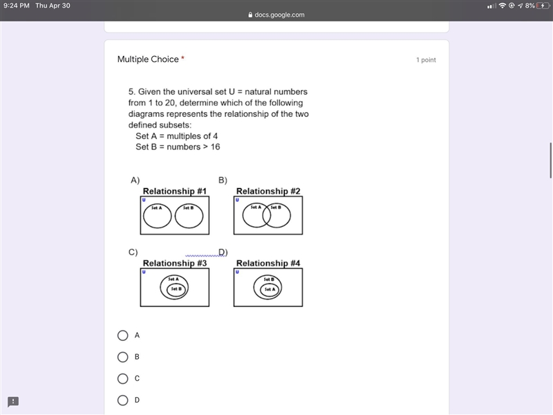 Given the universal set U-example-1