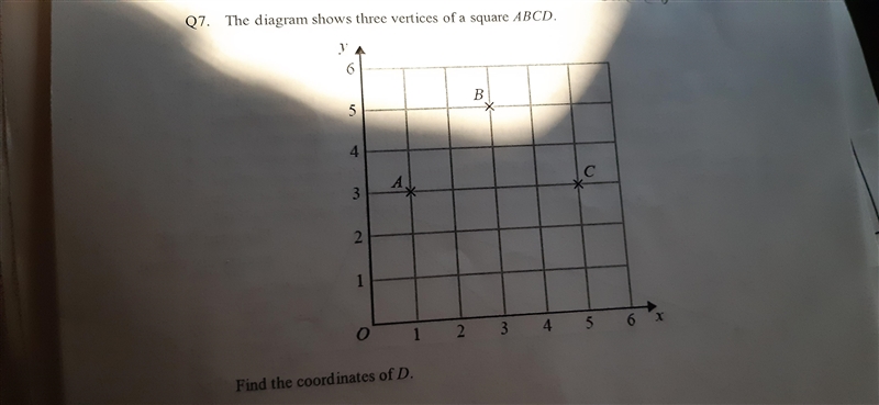 Need help dont know how to find the coordinates of D and how to find value of Y-example-2