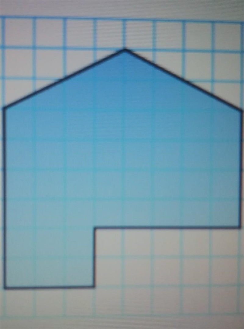 Edison's roof is in need of repair. Find the total area of the irregular polygon below-example-1