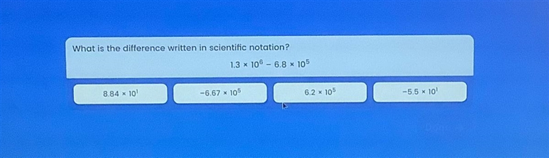 What is the difference written in scientific notation?-example-1