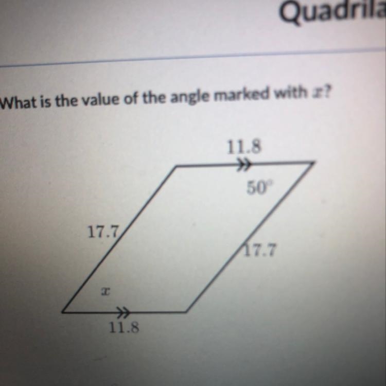 Can someone teach me how to do this What is the value of the angle marked with x-example-1