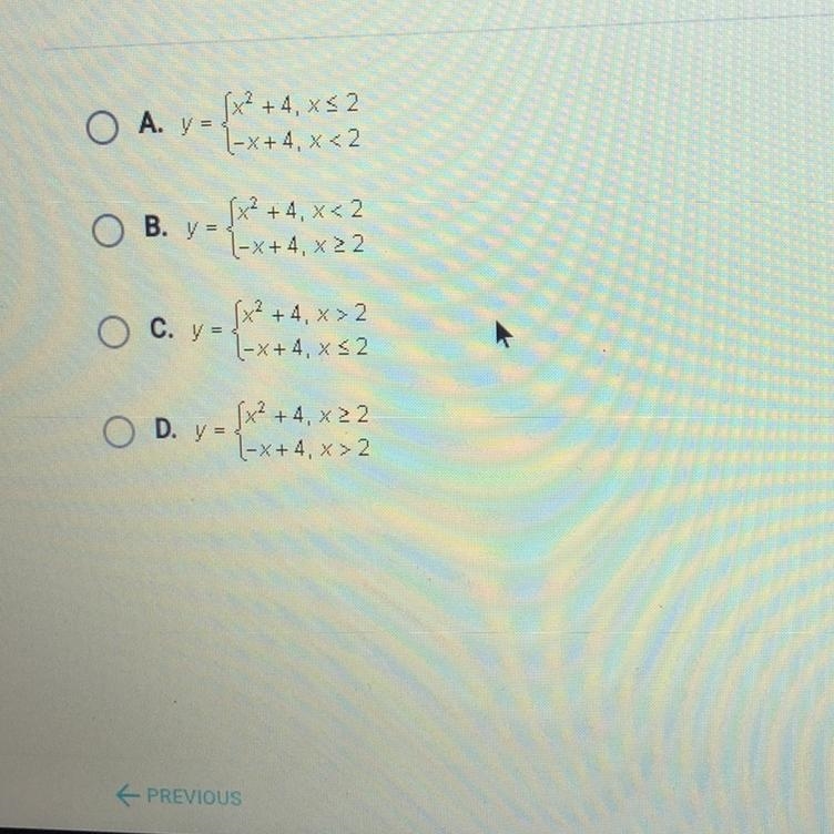 Witch function is graphed ?-example-1