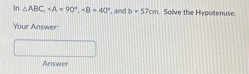 Can someone solve the hypotenuse for me? Thank you!-example-1