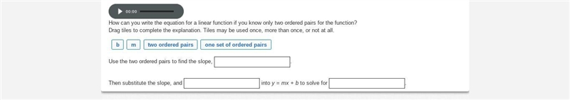 How can you write the equation for a linear function if you know only two ordered-example-1