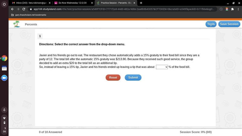 I been needing help with my work on study island-example-1