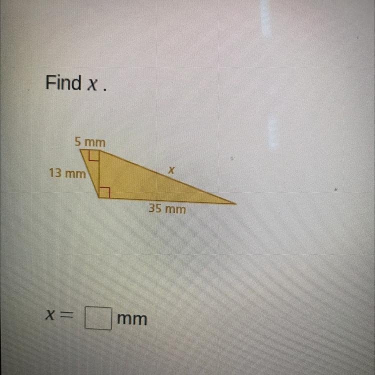 Find x. (Please show steps!)-example-1