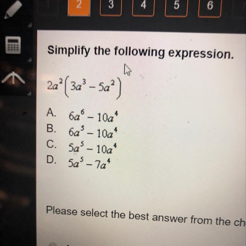 Simplify the following expression-example-1