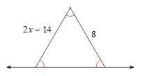 Due in 5 mins plz help! Solve for X-example-1