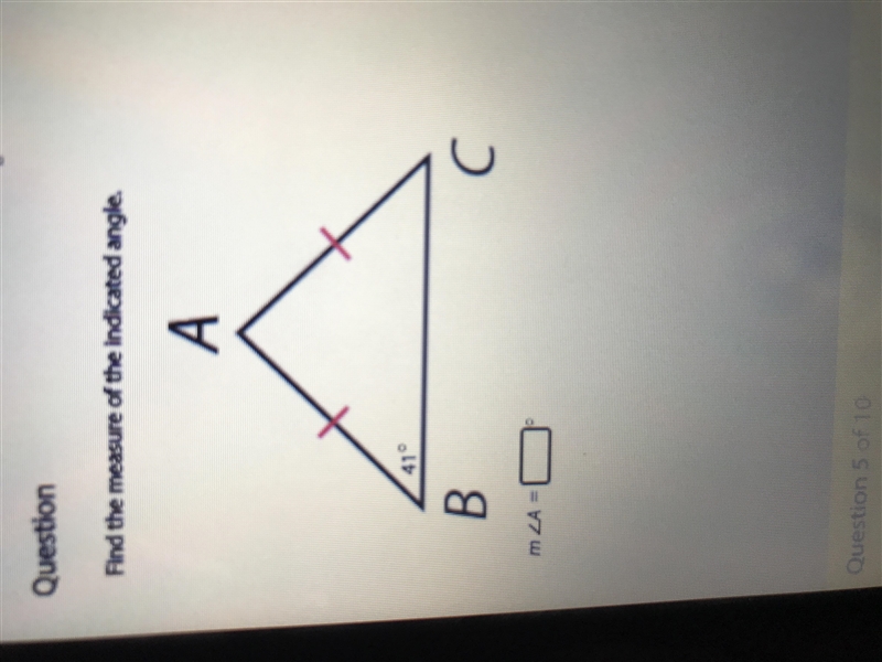 Find the measure of the indicated angle-example-1