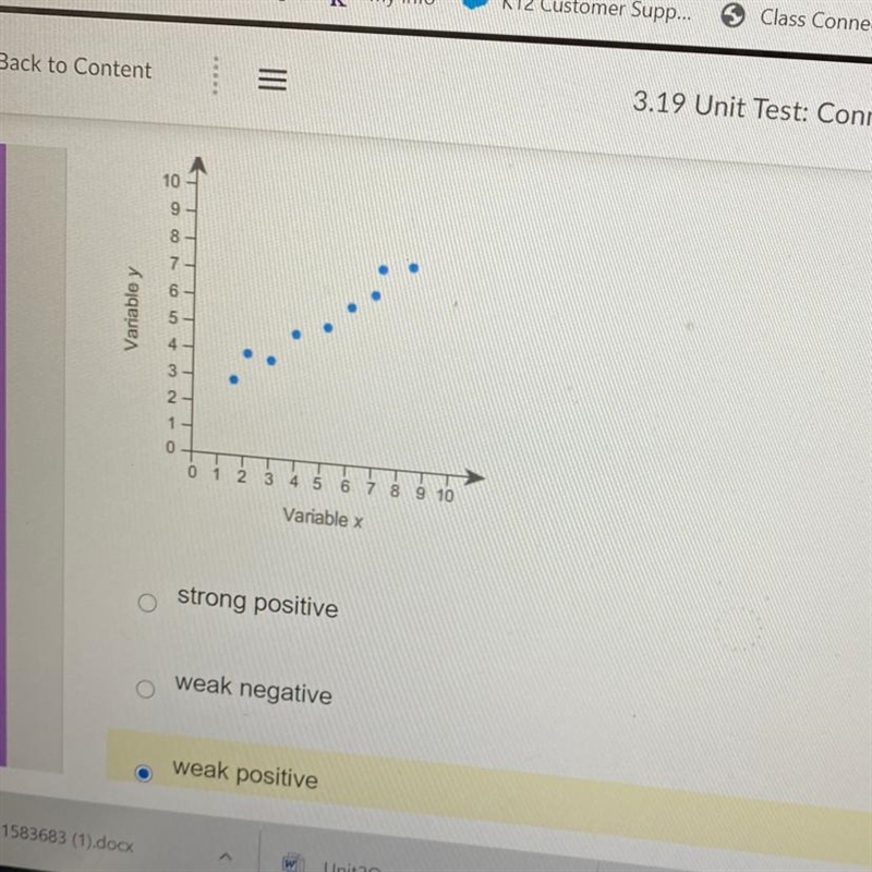 Which describes the association between variables x and y ?-example-1