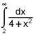 Evaluate the following: Options are: pi/2 pi/8 pi Does not converge-example-1